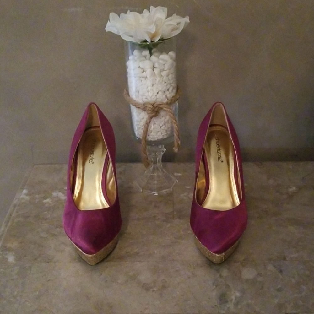 Pink/Gold Wedges